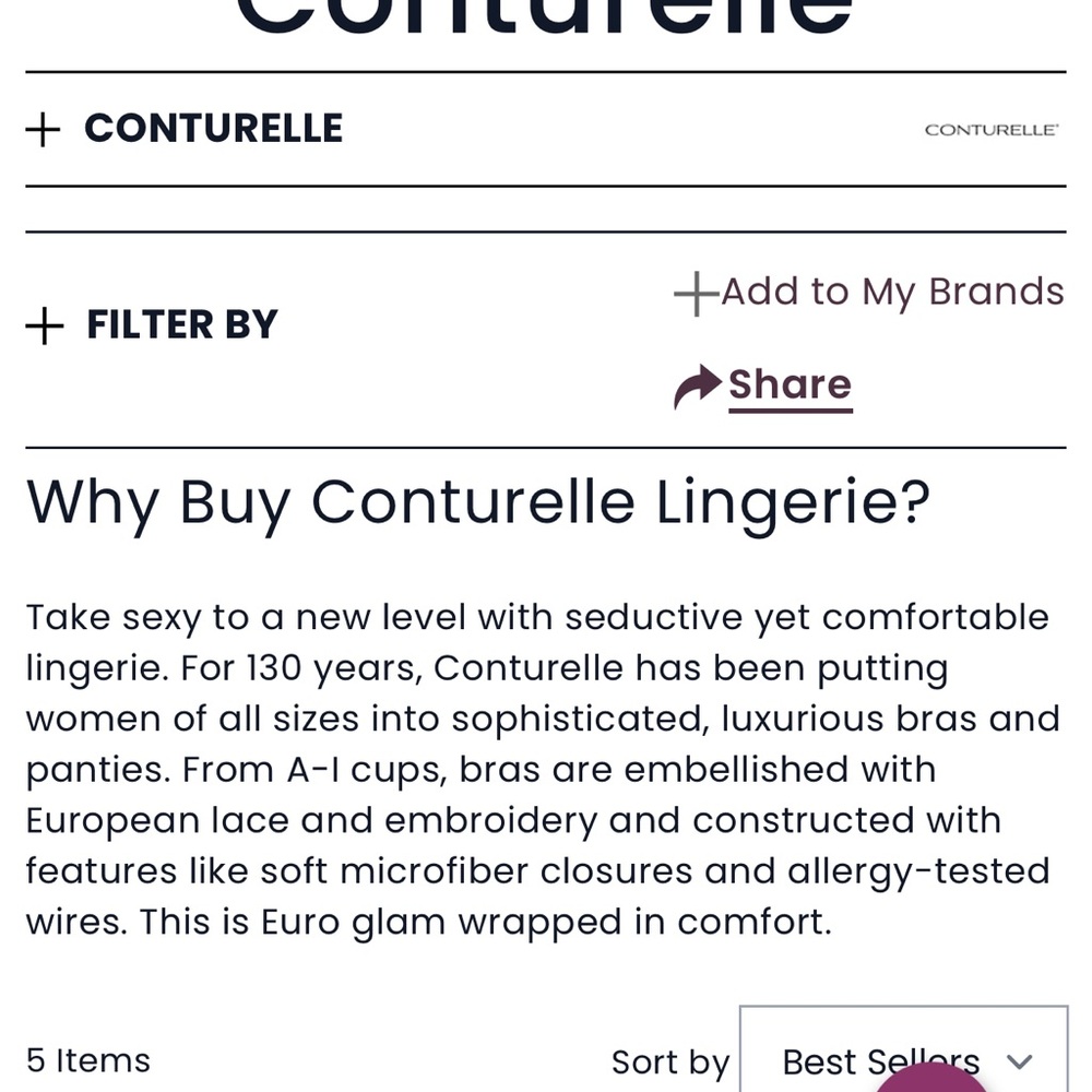 Conturelle Bra - Picture 6 of 6